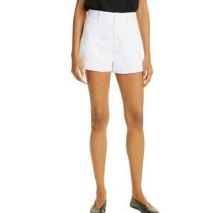 NWT Rebecca Taylor Solid Twill Short High Rise White Size 16